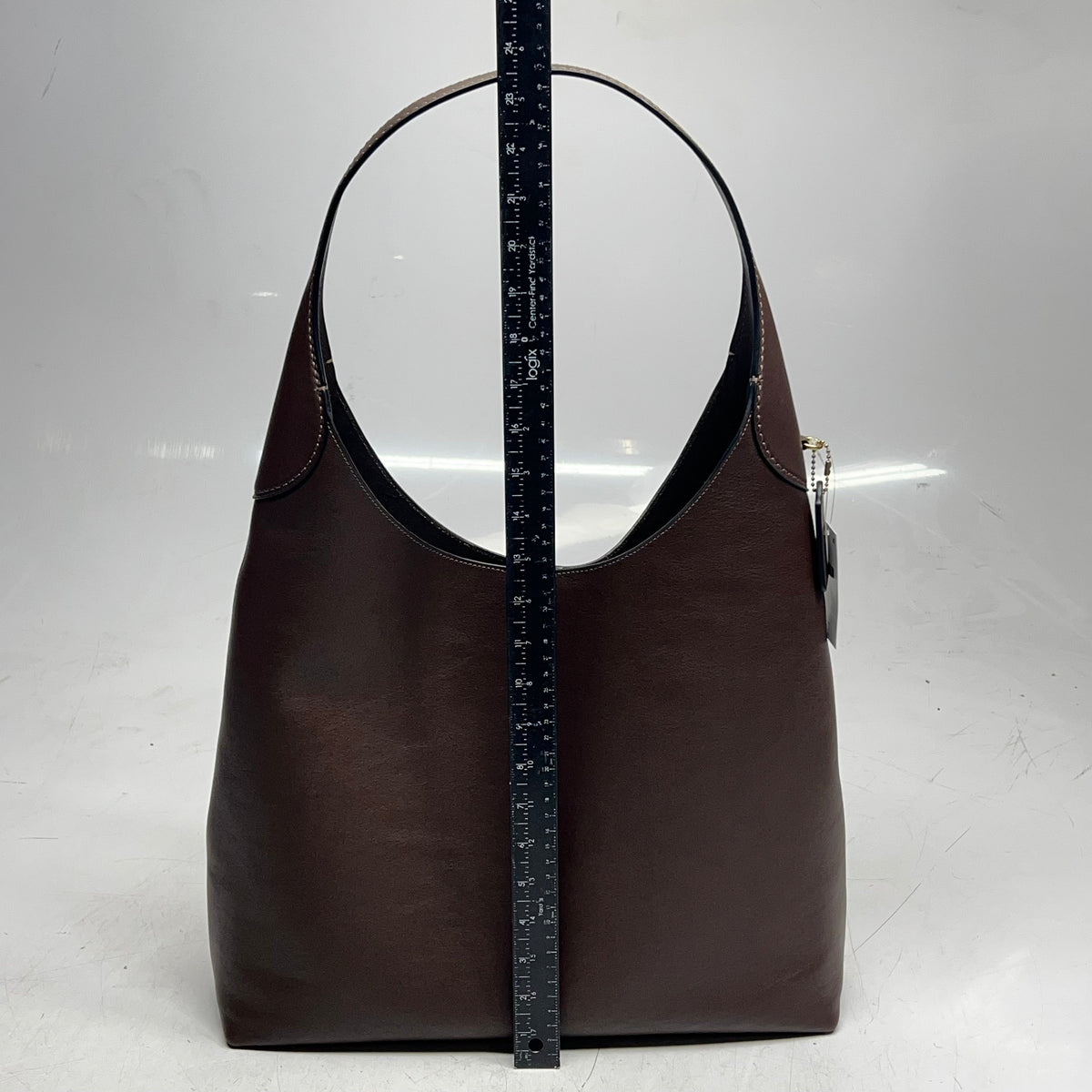 COACH Brooklyn Shoulder Bag 39 Smooth Leather Large 15.25x17x4" Maple CU044
