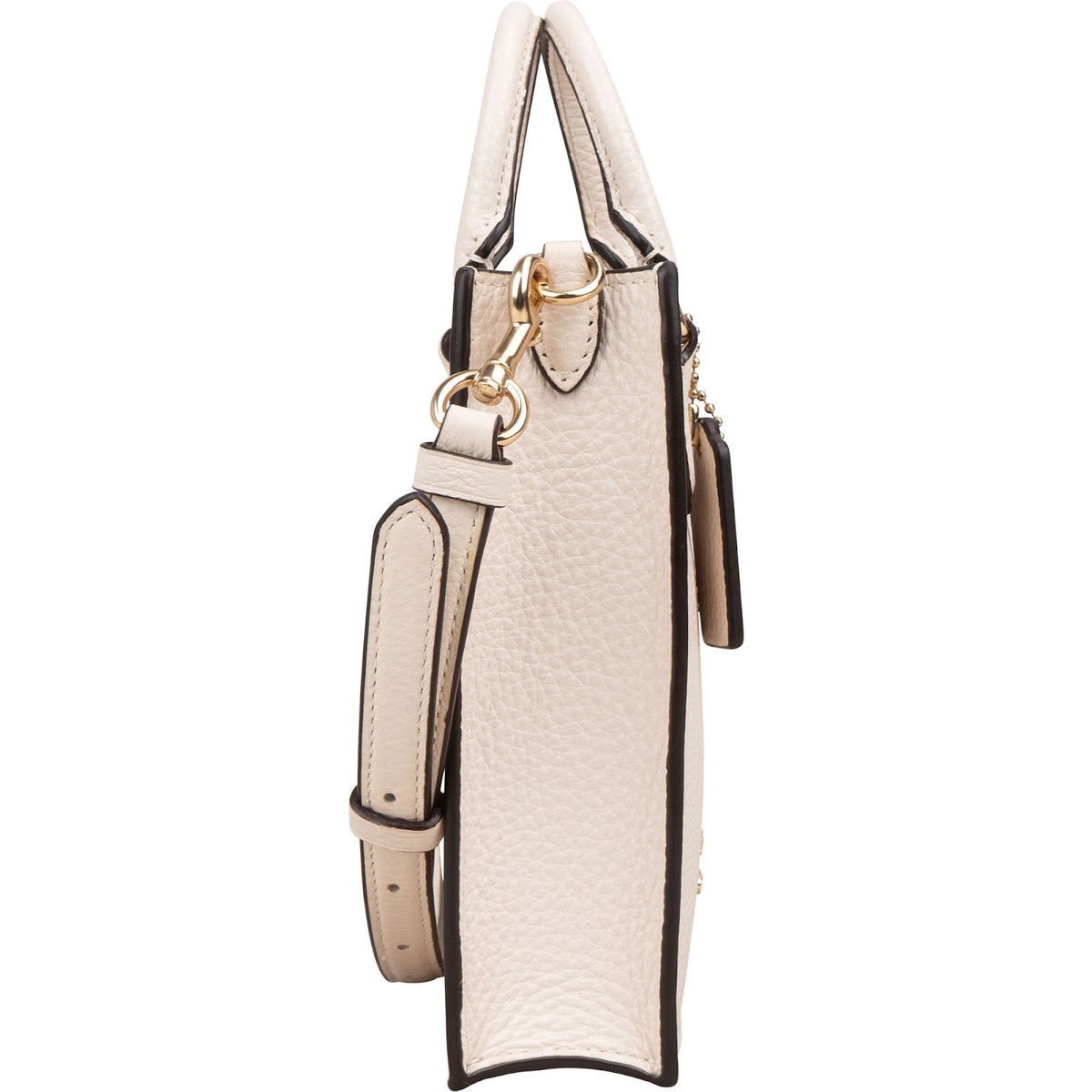 Coach Pebbled Dempsey Mini North South Tote Crossbody Handbag