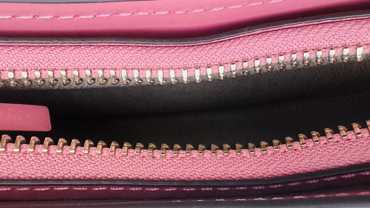 NWT Tory Burch Emerson Patent Leather Shoulder Bag in Pink