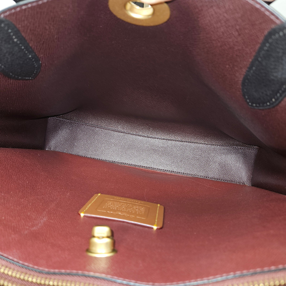 Coach Pebbled Leather Willow Tote Shoulder Bag