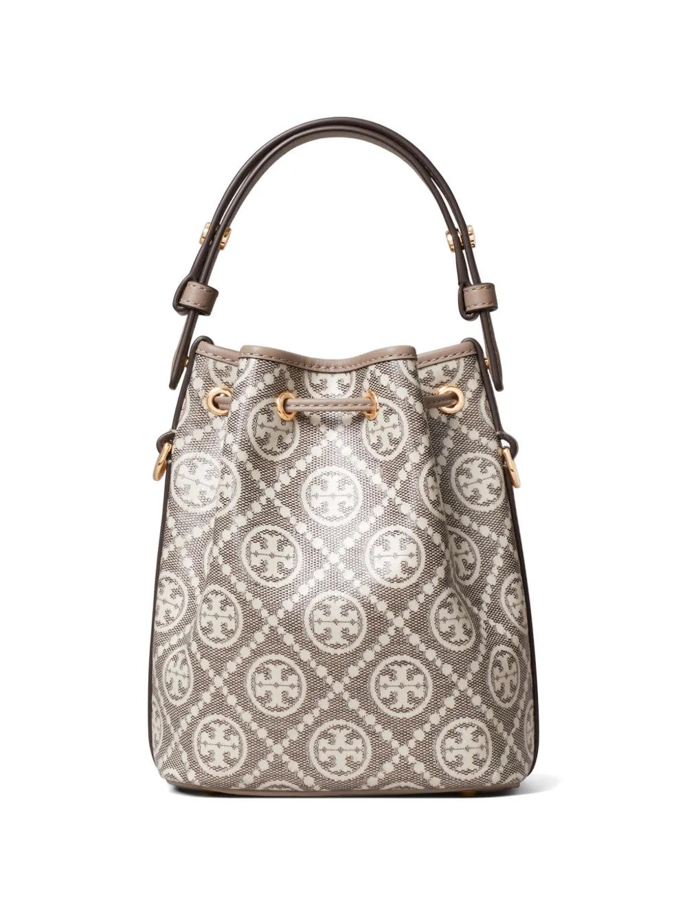 TORY BURCH - Women T Monogram Coated Jacquard Mini Bucket Bag